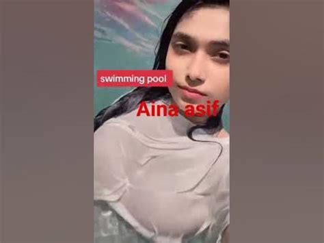 Swimming Fun with Aina Asif: TikTok Video 